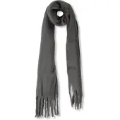 Modstrom Dames Sjaals Arismd Scarf - Grijs - Maat ONESIZE