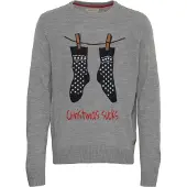 Blend Kersttrui christmas socks