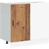 vidaXL Onderkast Porto bewerkt hout oud houtkleurig