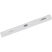 Mobius en ruppert Liniaal 30cm 1130/000 Transparant