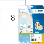 Herma PREMIUM etiketten, A4, 105 x 74 mm, wit, permanent hechtend - 4 stuks