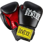 Benlee Fighter Leather Boxing Gloves Zwart 16 oz