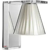 Kartell Light-Air Wandlamp Crystal|Beige
