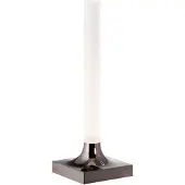 Kartell Goodnight Battery Draagbare Tafellamp Polished Titanium