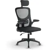 Juskys Ergonomische Bureaustoel - Baltimore - Zwart