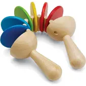 PlanToys Houten Klapper instrument