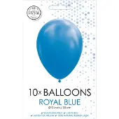 Globos Nordic Ballonnen koninklijk blauw, 30cm, 10st.