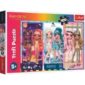 Trefl Puzzel - 100 - Regenboogpoppen - Mga Rainbow High 16444