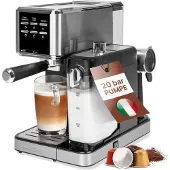 Profi Cook PC-ES-KA 1266 Espressomachine RVS Met automatische melkopschuimer