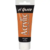 Kreul acrylverf El Greco, gebrande omber, 75 ml tube
