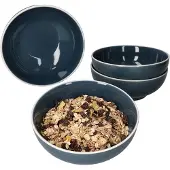 MamboCat Set van 4 kommen Linus Blauw - 403947