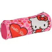Hello Kitty Etui - Pennenetui voor Kind - Rond - Roze - Pennenzak