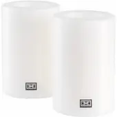 Eichholtz Kunstkaars Ø 10 x H. 15 cm White (Set van 2)