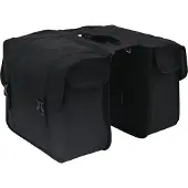 vidaXL Fietstas Zwart 40 x 18.5 x 35 cm Polyester
