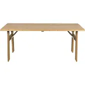 Zuiver Avenue Tuintafel/ Picknicktafel Opklapbaar 180x79 cm Naturel/ Bruin