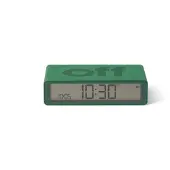 Lexon Flip Classic Wekker - ON OFF Door Middel van Flip - Touchwekker - groen