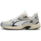 Puma Sneakers laag 'Milenio Tech' crème / zwart / zilver / wit