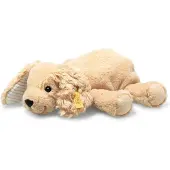 Steiff Floppy hond Lumpi lichtbruin liggend, 20 cm