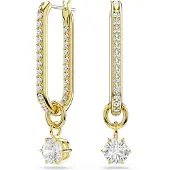 Swarovski Oorbellen 'Constella' goud / transparant