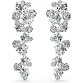 Swarovski Oorbellen 'Constella' zilver / transparant