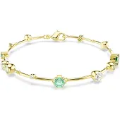 Swarovski Armband goud / groen