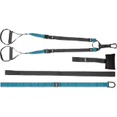 Avento Suspension Trainer Set - Zwart/Blauw