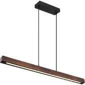 Globo TIBEON hanglamp – Naturel – Metaal – Grote eettafellamp – LED