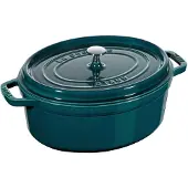 Staub La Cocotte ovale pan gietijzer 6,7 L La Mer