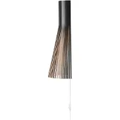 Secto Design Secto 4230 Black laminate | Directly to the wall