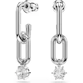 Swarovski Oorbellen 'Constella' zilver / transparant