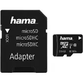 Hama microSDXC 256 GB Class 10 UHS-I 80 MB/s + adapter/mobiel