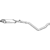 Bosal 282-795 Uitlaat middendemper