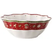Villeroy & Boch Toy's Delight schaal 55 cl Wit-rood