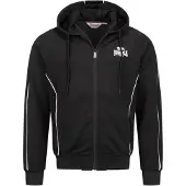 Lonsdale Sweatvest 'Achavanich' zwart / wit