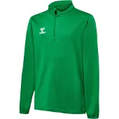 Hummel Sportief sweatshirt 'Essential' grasgroen / wit