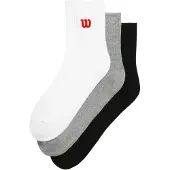 Wilson Quarter Top Socks 3 Units Veelkleurig EU 35-37