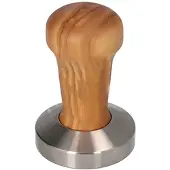Edo Barista Tamper Olijfhout - Convex - 58mm