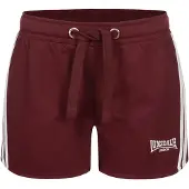 Lonsdale Broek 'Carloway' wijnrood / wit
