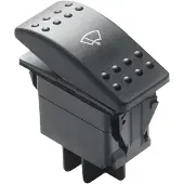 VETUS Squared Wiper Motor Switch Zwart
