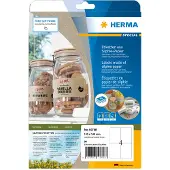 Herma 10756 gerecycleerde universele etiketten A4 105 x 148 mm natuurlijk bruin (80 etiketten)