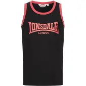 Lonsdale Shirt 'Knockan' rood / zwart