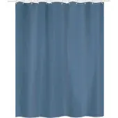 MSV Douchegordijn Navy Donkerblauw 180cm