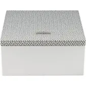Windrose Sieraden-bewaring 'Calma' grijs / offwhite