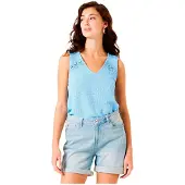 Garcia dames Top, L, Blauw
