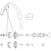 Mavic Xa Pro Achtervelg