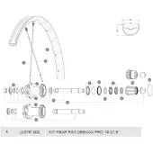 Mavic Deemax Pro 19 Achtervelg