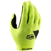 100% R-Core Zwart / Lime Lange Handschoenen