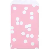 Rotim 200x Papieren Zakjes Dots Roze 12x19cm