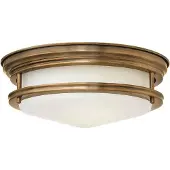 Elstead Lighting Hadrian buiten plafondlamp, brons/opaal wit Hadrian, dimbaar, brons / oud-messing, metaal, plafondlamp