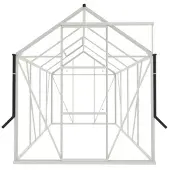 Royal well Tuinkas Kate II wit 3 mm veiligheidsglas